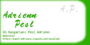 adrienn pesl business card